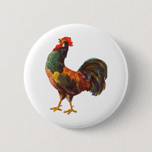 Hahn Vintage Küchenkiste Kunst Button