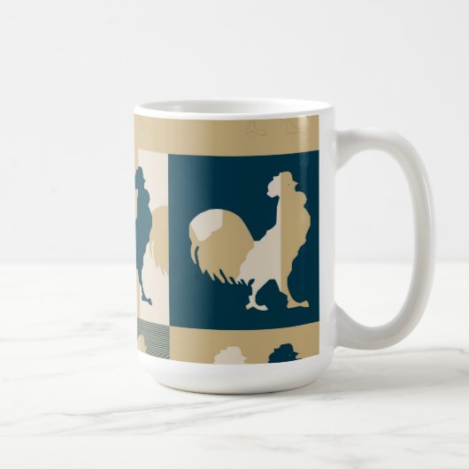 Hahn Vintage - Tasse (Rechts)