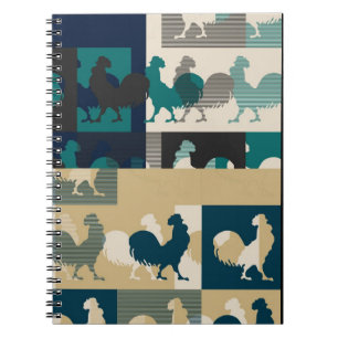 Hahn-Vintages Notizbuch Notizblock