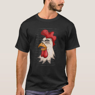 Hahn Vogel Bauernhof Tier Landwirt Landwirtschaft T-Shirt