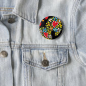 Hahn von Barcelos nahem hohem Button (Beispiel)