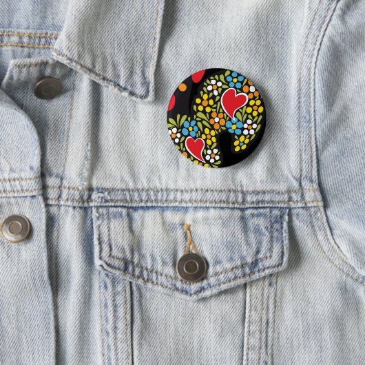 Hahn von Barcelos nahem hohem Button (Beispiel)