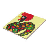 Hahn von Barcelos Nr02 - Galo de Barcelos Fliese (Seite)