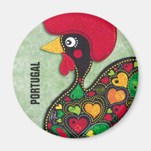 Hahn von Barcelos Nr02 - Galo de Barcelos Magnet