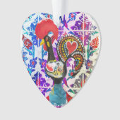 Hahn von Barcelos Ornament (Vorderseite)