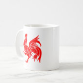 Hahn von Wallonien Kaffeetasse (Vorderseite Links)