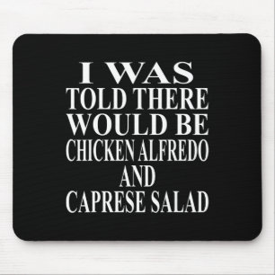 Hähnchen Alfredo Bekleidung Großartig Lustige Capr Mousepad