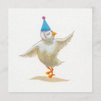 Hähnchen Art Party, schönes Gefühl Holly tanzt Einladung