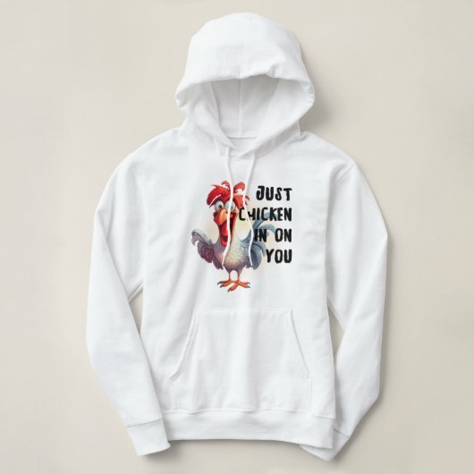 Hähnchen auf dir hoodie (Design vorne)