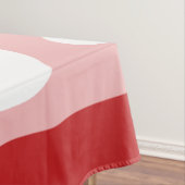 Hähnchen aus rosa und grünem Pop Tischdecke (Beispiel)