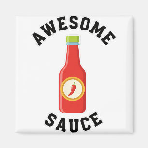 Hähnchen Awesome Sauce Flasche  Magnet