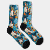 Hähnchen (blau) socken (Rechts)