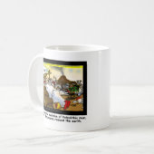 Hähnchen (Chickasaurus) T-Shirts Tasse (Vorderseite Links)