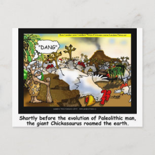 Hähnchen (Chickasaurus) T-Shirts Tasse Cards Etc Postkarte