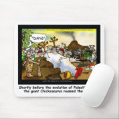 Hähnchen (Chickasaurus) T-Shirts Tasse Mousepad (Mit Mouse)