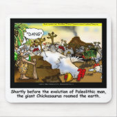 Hähnchen (Chickasaurus) T-Shirts Tasse Mousepad (Vorne)