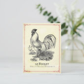 Hähnchen Chicken Postkarte (Stehend Vorderseite)