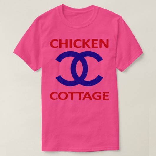 Hähnchen Cottage T-Shirt (Design vorne)