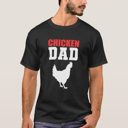 Hähnchen-Daddy-Rancher T-Shirt (Vorderseite)