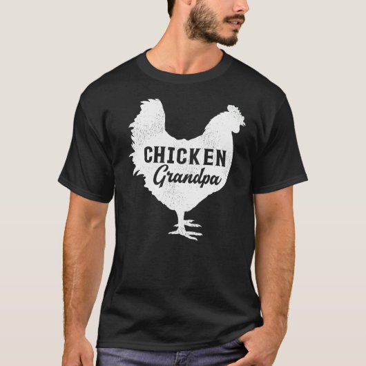 Hähnchen des Mannes Bestes Hähnchen Großvater Va T-Shirt (Vorderseite)