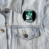 Hähnchen-Dinner-Gewinner Lustiges Gamer-Hahn-Gesch Button (Beispiel)