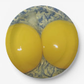 Hähnchen-Doppeleier-Jolk-Papierplatte Pappteller (Vorderseite)