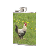 Hähnchen, Hähnchen, Tiere, Vögel, landwirtschaftli Flachmann (Links)