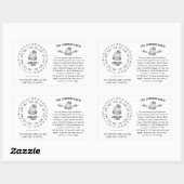 Hähnchen Hühner Ei Handling Rückgabekarton Datum R Rechteckiger Aufkleber (Blatt)