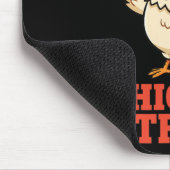 Hähnchen, ich liebe Chicken Strips! Lustiger Hühne Mousepad (Ecke)