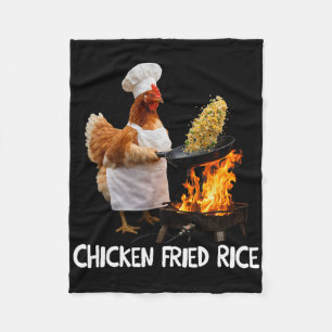 Hähnchen-Koch-Meme-Chef-Lustiger-Humor-Hähnchen-Fr Fleecedecke