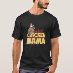 Hähnchen Mama Niedliches Tier Muttertier Hühnchen T-Shirt