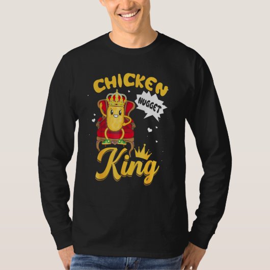 Hähnchen-Nugget-König T-Shirt (Vorderseite)