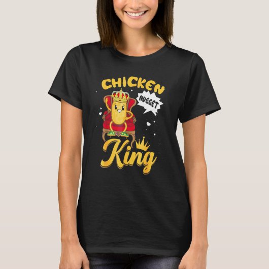 Hähnchen-Nugget-König T-Shirt (Vorderseite)