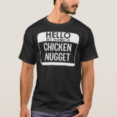 Hähnchen Nugget Kostüm Funny Easy Last Minute Hall T-Shirt (Vorderseite)