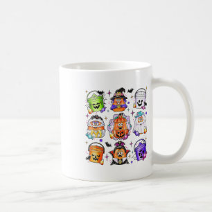 Hähnchen Nuggets Pumpkin Halloween 90er Vintag Kaffeetasse