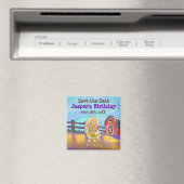 Hähnchen Party Center Magnet (In Situ (Geschirrspüler))
