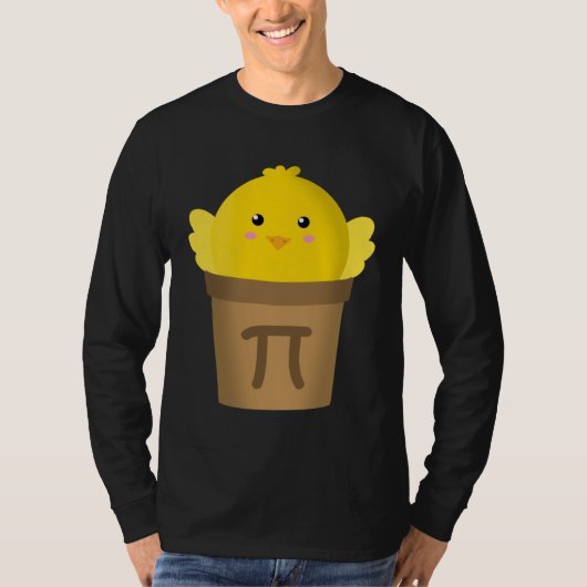 Hähnchen Pot Pi Mathe & Pi Day Pie Akademisch T-Shirt (Vorderseite)