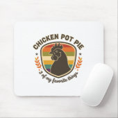 Hähnchen-Pot-Pie 3 meiner Lieblingssachen  Mousepad (Mit Mouse)