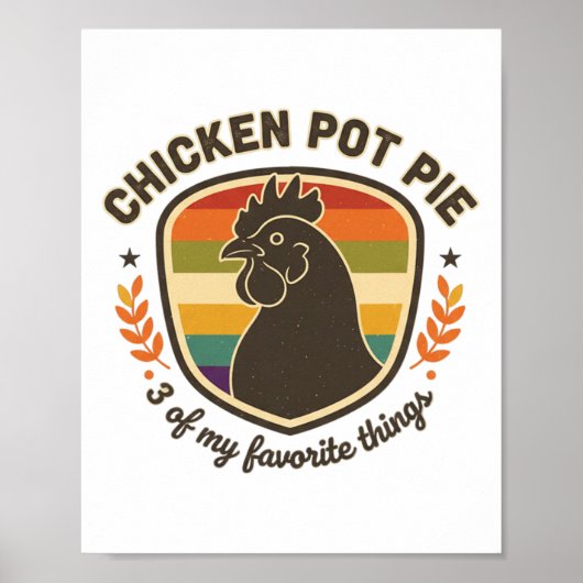 Hähnchen-Pot-Pie 3 meiner Lieblingssachen Poster (Vorne)