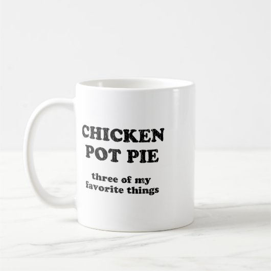 Hähnchen-Pot-Pie Drei meiner Lieblingsdinge _1 Kaffeetasse (Links)