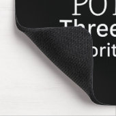 Hähnchen Pot Pie Drei meiner Lieblingsdinge Mousepad (Ecke)