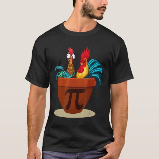 Hähnchen Pot Pie Huhn Pi Tag T-Shirt (Vorderseite)