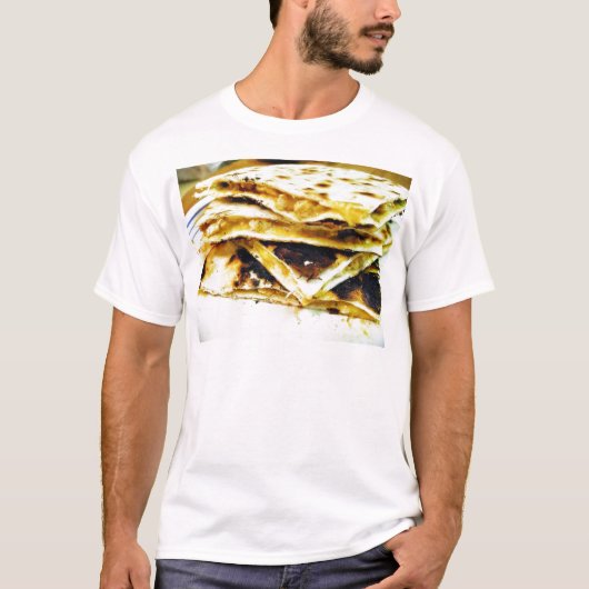 Hähnchen Quesadilla T-Shirt (Vorderseite)