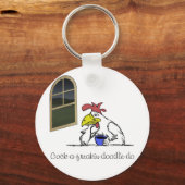 Hähnchen Schlüsselanhänger (Vorderseite)