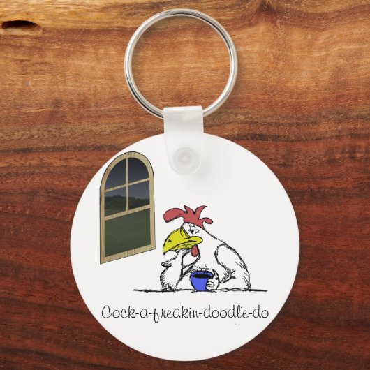 Hähnchen Schlüsselanhänger (Vorderseite)