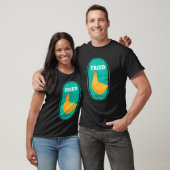 Hähnchen-Snack-Restaurant Deep Fried Nuggets Gebra T-Shirt (Unisex)
