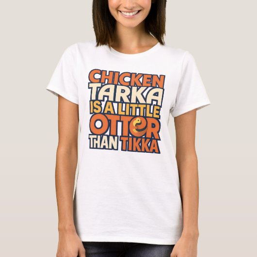 Hähnchen-Tarka-Witz T-Shirt (Vorderseite)