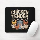 Hähnchen Tender Lustiger Hühnerbauer Pun Humor  Mousepad (Mit Mouse)