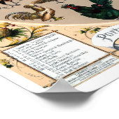 Hähnchen und Hähnchen, Vintag Poster (Ecke)
