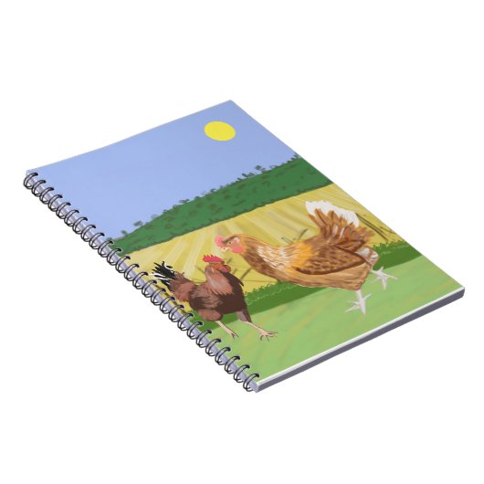 Hähnchen und Huhn Notizblock (Rechte Seite)